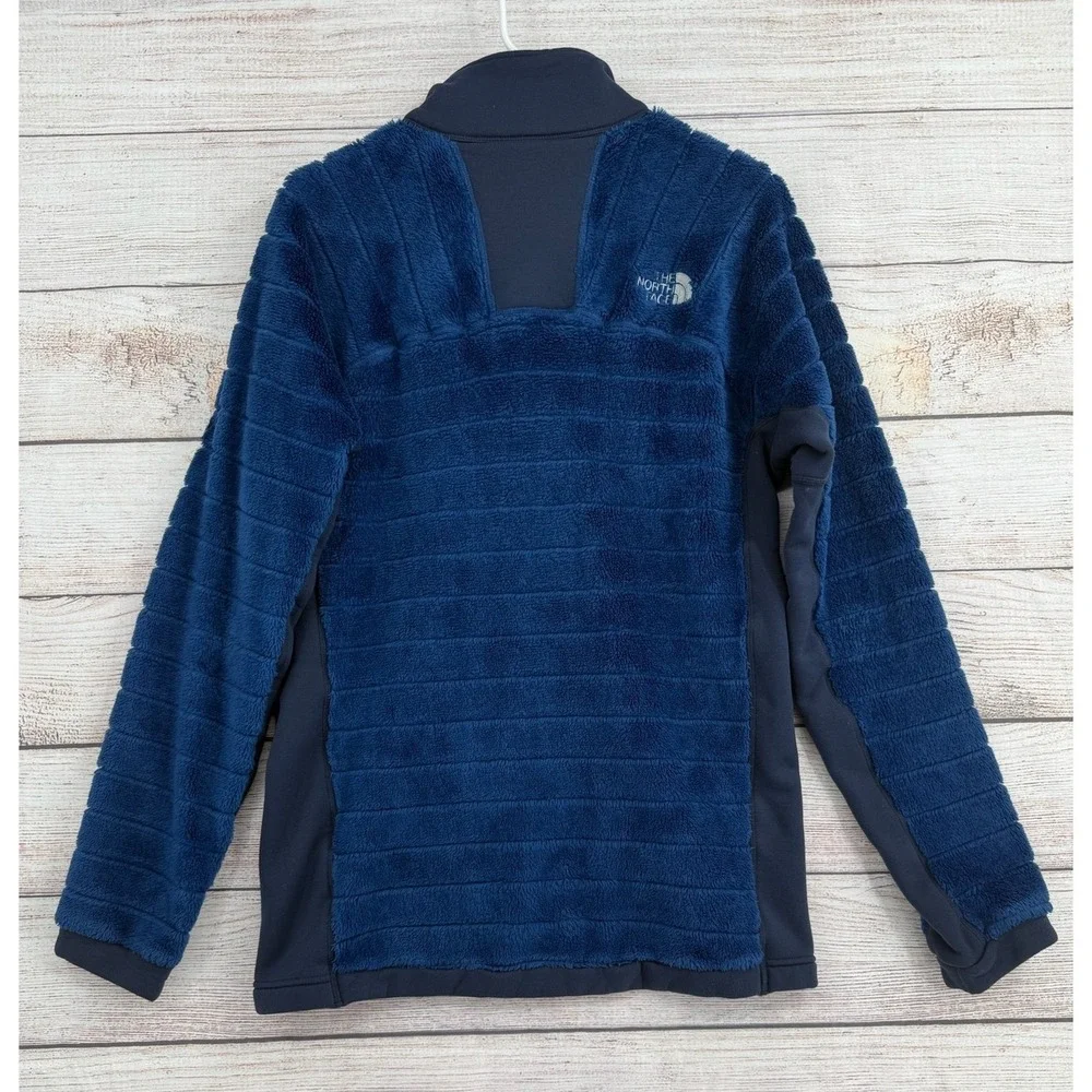 The North Face Summit Series Fleece Jacket Mens Medium Blue Full Zip Hybrid